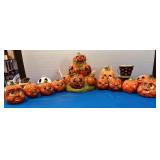 Halloween Dï¿½cor-Ceramic Pumpkins