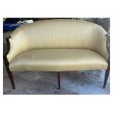 Mahogany "Tub" Settee #1