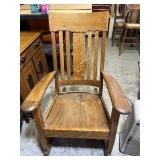 Early 20th Century Mission Style Rocking Chair