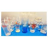 Vintage Advertising Glasses