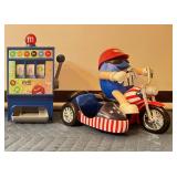 M&M Slot Machine-Biker Dispensers