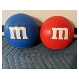 Red-Blue M&M Dispensers