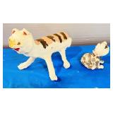 Cat Decoupage Figures