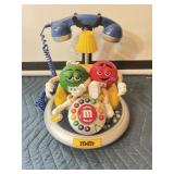 M&M Blue Telephone (Has Phone Jack)