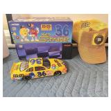 M&M Ken Schrader Diecast Car & Hat