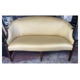 Mahogany Tub Settee #1