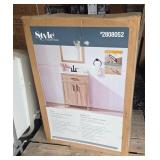 New Style 24" Vanity w/ Top and Mirror