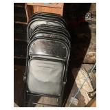 7- Metal Folding Chairs