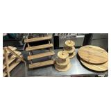 Wooden Lazy Susans & Display Racks