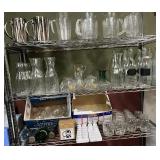 Assorted Glassware-Pitchers & More