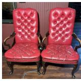 2 Orange Chairs
