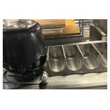 Soup Kettle W/ Bowl Rack