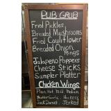 Large Black Board Advertising Sign #1