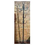 Metal Horseshoe Coat Rack