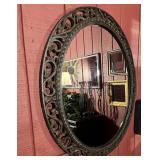 Large Oval Mirror