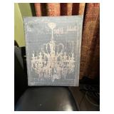 Chandelier Canvas Art