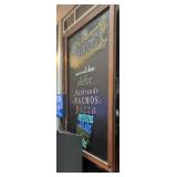 Paddock Nachos Pizza Sign