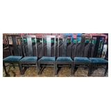 6- Cushioned Wooden Chairs