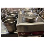 Wells Food Warmer W/Soup Pans -Lids- Ladles
