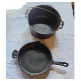 Cast Iron Skillet & Pot