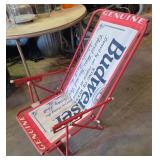 Budweiser Chair and Cooler