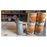 Vintage Oil Can and Oil