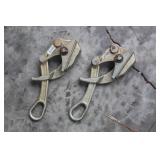 2 cable streching clamps 2 cable streching clamps