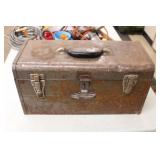 Craftsman metal tool box w/screw drivers Craftsman metal tool box w/screw drivers
