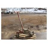 Pipe bender on wheels Pipe bender on wheels