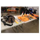 Assortment of hunting related items Assortment of hunting related items