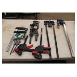 Assortment of glue clamps Assortment of glue clamps