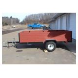 Single axle utility trailer Single axle utility trailer