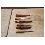 (3) Fillet Knives (3) Fillet Knives