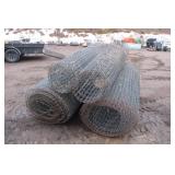 4 rolls of 6' woven wire 4 rolls of 6' woven wire