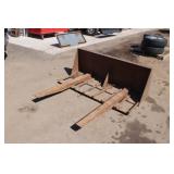 Set of home made pallet forks Set of home made pallet forks