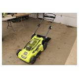 Ryobi elec. cordless push mower Ryobi elec. cordless push mower
