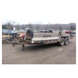 1997 PJ tandem axle equipment trailer 1997 PJ tandem axle equipment trailer
