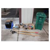 Garbage can & misc. goodies Garbage can & misc. goodies