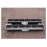 (2) 3' hook over goat troughs (2) 3' hook over goat troughs