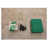 Powder trickler & plastic die box Powder trickler & plastic die box