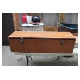 Wooden carpenters tool box Wooden carpenters tool box