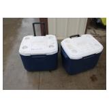 2 Coleman coolers 2 Coleman coolers