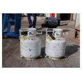 (2) 20 lb. LP cylinders (2) 20 lb. LP cylinders