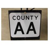 Retired road sign Retired road sign