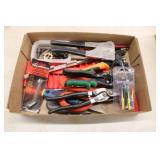 Tin snips, rivit gun & misc. tools Tin snips, rivit gun & misc. tools