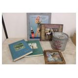 Fishing display, signs & books Fishing display, signs & books
