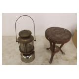 Milking stool & lantern Milking stool & lantern