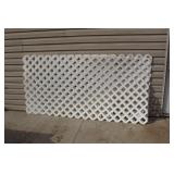 4' x 8' white vinyl lattice 4' x 8' white vinyl lattice