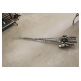 8 fishing poles w/reels 8 fishing poles w/reels