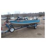 Blue Fin 14' Alum Fishing Boat Blue Fin 14' Alum Fishing Boat